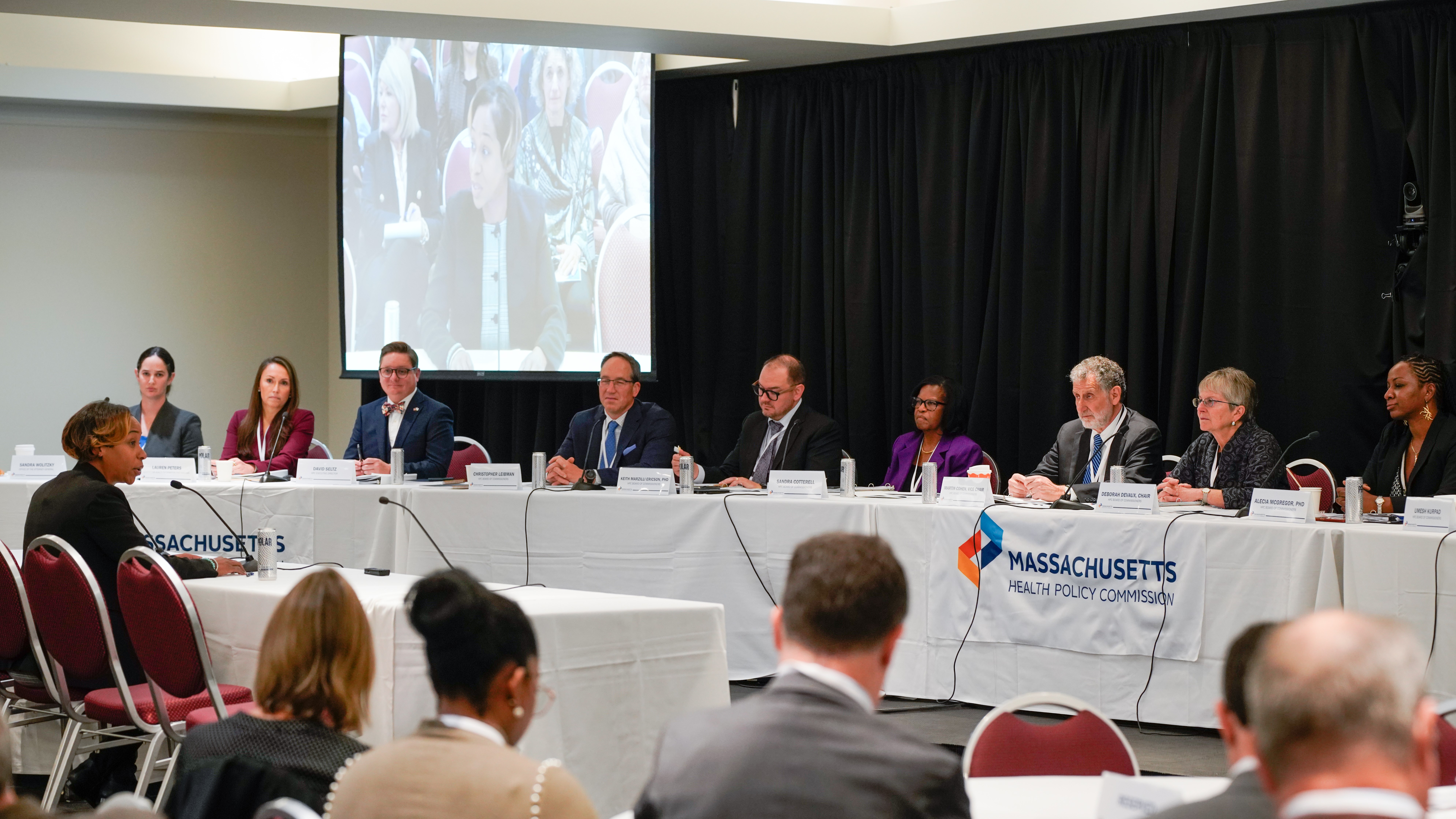 A photo of the HPC Board at the 2025 Cost Trends Hearing.